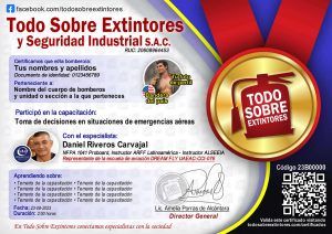 Certificado de la capacitación Toma de decisiones en situaciones de emergencias aéreas
